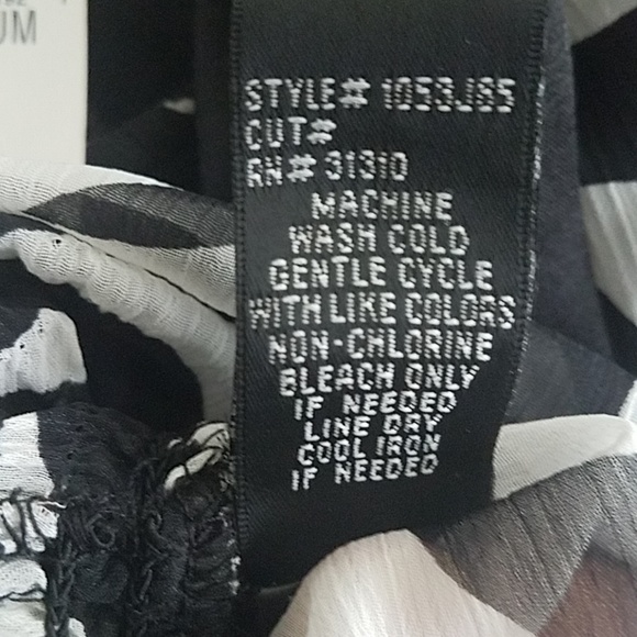 NWT B•Wear Zebra Print Halter - Picture 5 of 5